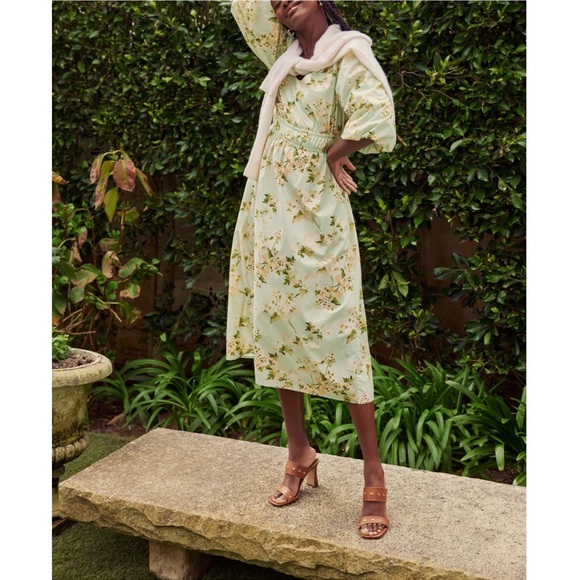 TUCKERNUCK Aqua Watercolor Marlena Dress LARGE - Picture 7 of 14